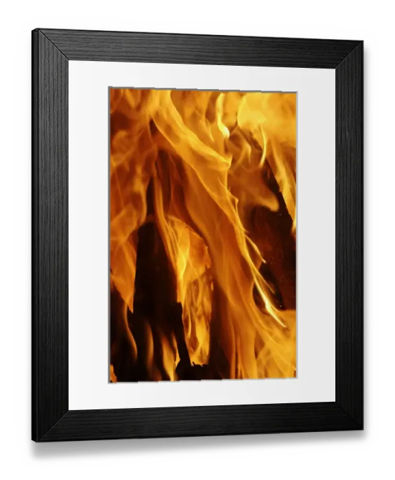 Framed Print : Close-up of fire flames, Jodhpur, India Framed Print : Close-up of fire flames, Jodhpur, India