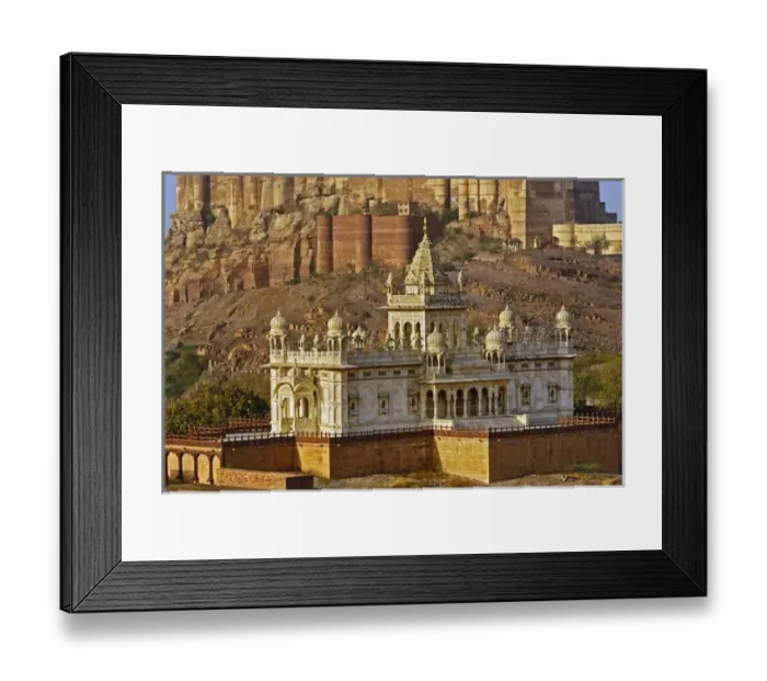 Framed Print : The Jaswant Thada mausoleum and Mehrangarh Fort, Jodhpur, India Framed Print : The Jaswant Thada mausoleum and Mehrangarh Fort, Jodhpur, India