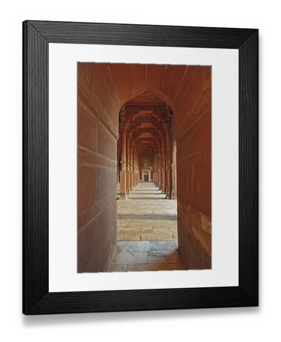 Framed Print : Prayer hall, Dargah (Jama Masjid) mosque, Fatehpur Sikri, in the state of Uttar Pradesh Framed Print : Prayer hall, Dargah (Jama Masjid) mosque, Fatehpur Sikri, in the state of Uttar Pradesh