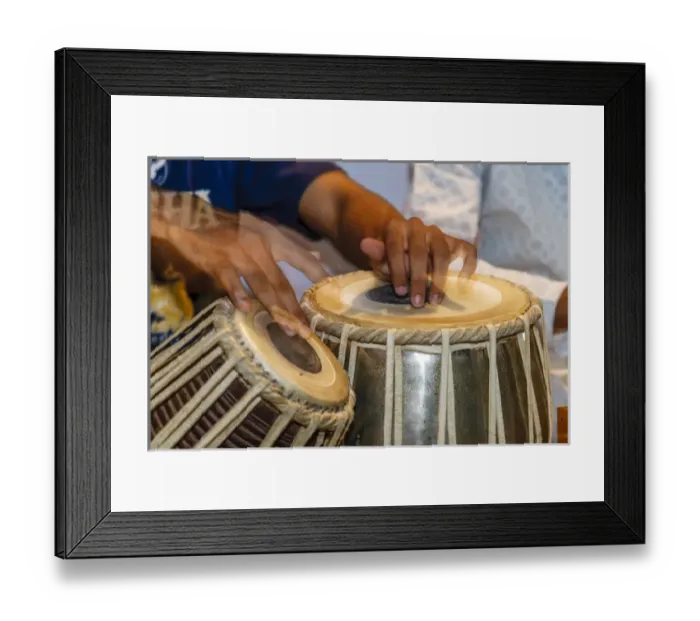 Framed Print : Drum players hands, Varanasi, India Framed Print : Drum players hands, Varanasi, India