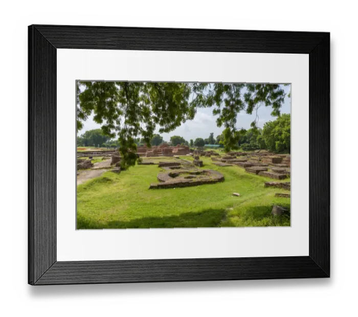 Framed Print : Remains in Sarnath, India Framed Print : Remains in Sarnath, India
