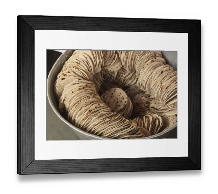 Framed Print : India, Punjab, Amritsar. Close-up shot of chapati at the Golden Temple, where 80 Framed Print : India, Punjab, Amritsar. Close-up shot of chapati at the Golden Temple, where 80