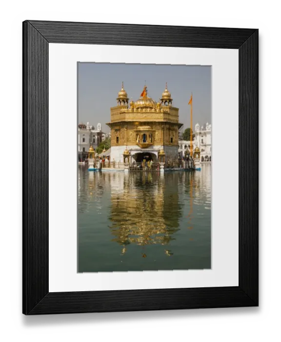 Framed Print : India, Punjab, Amritsar. The Hari Mandir at the Golden Temple Framed Print : India, Punjab, Amritsar. The Hari Mandir at the Golden Temple