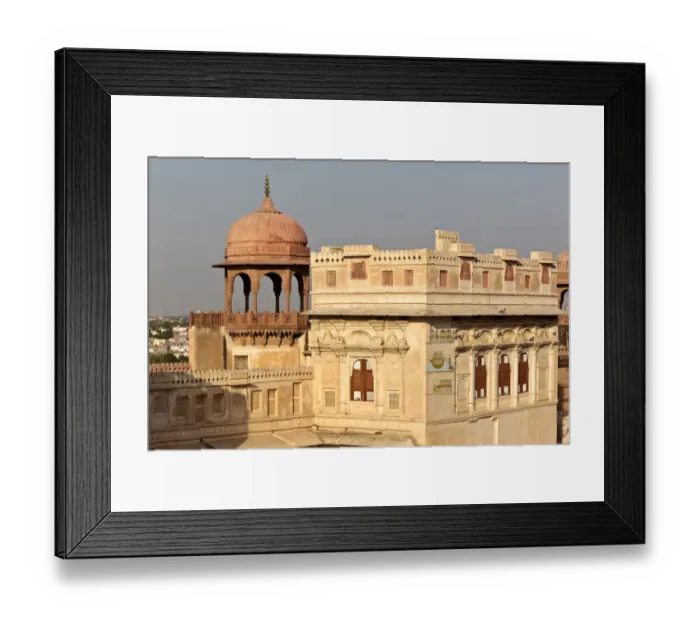 Framed Print : India, Rajasthan, Bikaner, Shekhawati, View of Junagarh Fort Framed Print : India, Rajasthan, Bikaner, Shekhawati, View of Junagarh Fort