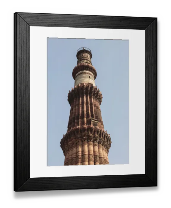 Framed Print : India, Delhi, The Qutub Minar