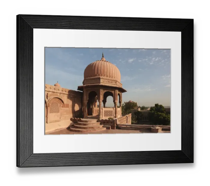 Framed Print : India, Rajasthan, Bikaner, Laxmi Niwas Palace, Domed pavilion Framed Print : India, Rajasthan, Bikaner, Laxmi Niwas Palace, Domed pavilion