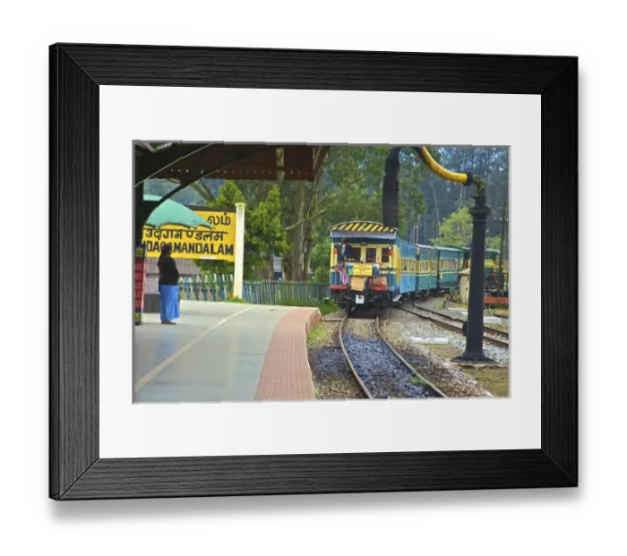 Framed Print : UNESCO, India, Tamil Nadu, Nilgiri Mountains, Heritage Steam Train, Udagamandalam Framed Print : UNESCO, India, Tamil Nadu, Nilgiri Mountains, Heritage Steam Train, Udagamandalam