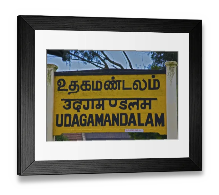 Framed Print : UNESCO, India, Tamil Nadu, Nilgiri Mountains, Heritage Steam Train, Udagamandalam Framed Print : UNESCO, India, Tamil Nadu, Nilgiri Mountains, Heritage Steam Train, Udagamandalam