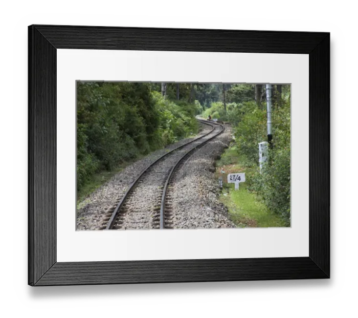Framed Print : UNESCO, India, Tamil Nadu, Nilgiri Mountains, Heritage Steam Train, Udagamandalam