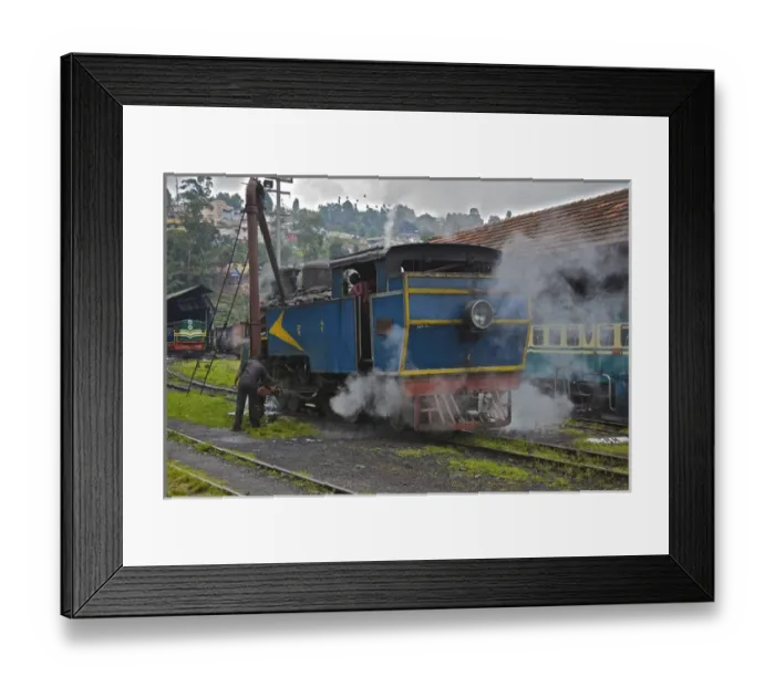 Framed Print : UNESCO, India, Tamil Nadu, Nilgiri Mountains, Heritage Steam, Train, Udagamandalam Framed Print : UNESCO, India, Tamil Nadu, Nilgiri Mountains, Heritage Steam, Train, Udagamandalam