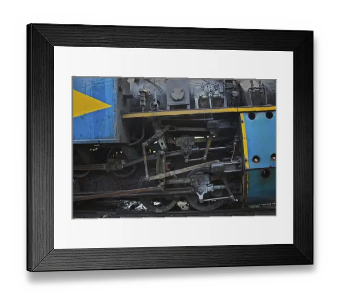 Framed Print : UNESCO, India, Tamil Nadu, Nilgiri Mountains, Heritage Steam Train, Udagamandalam