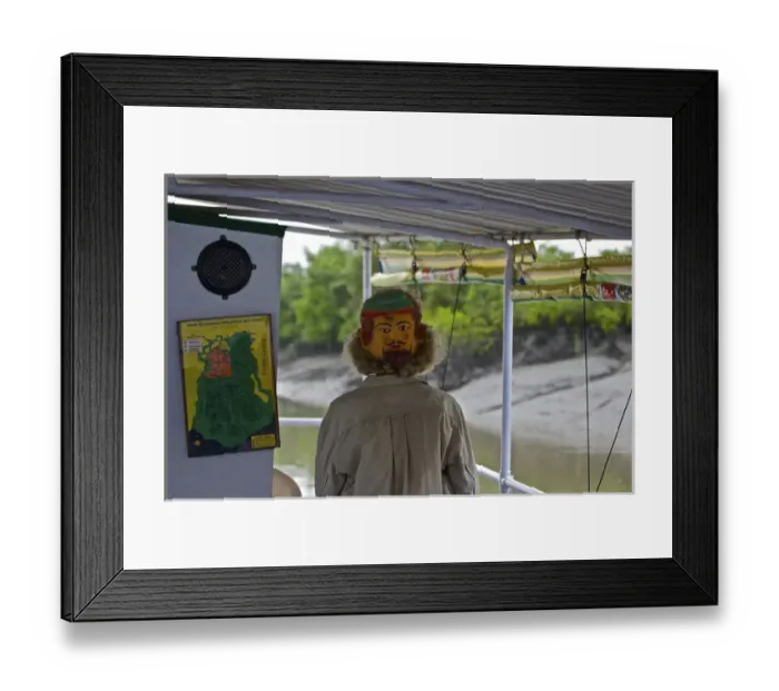 Framed Print : UNESCO, India, West Bengal, Sunderbans National Park World Heritage site, and Biosphere Reserve