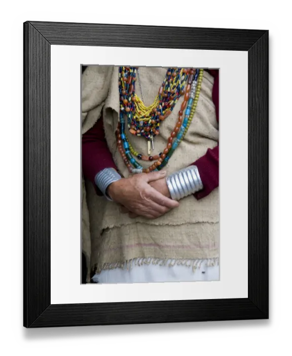 Framed Print : Hari Village near Ziro, Arunachal Pradesh State, northeast India, a womans folded hands Framed Print : Hari Village near Ziro, Arunachal Pradesh State, northeast India, a womans folded hands