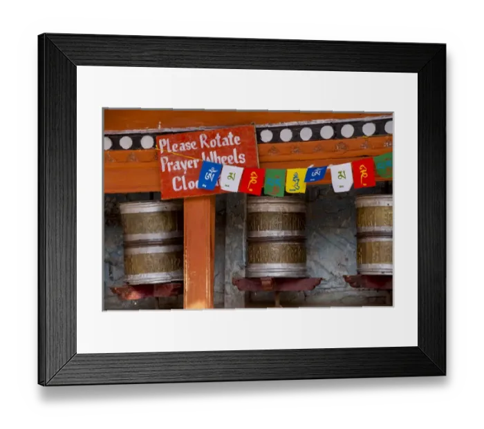 Framed Print : India, Jammu & Kashmir, Ladakh, closeup of prayer wheel and prayer flags at Hemis Framed Print : India, Jammu & Kashmir, Ladakh, closeup of prayer wheel and prayer flags at Hemis