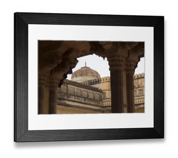 Framed Print : Asia, India, Rajasthan, Jaipur Amber Fort