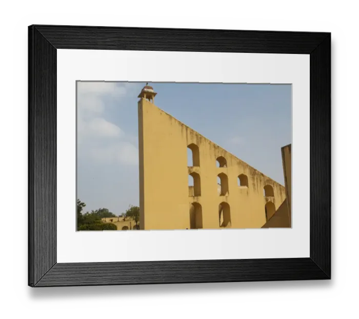 Framed Print : Asia, India, Rajasthan, Jaipur, Jantar Mantar, open air astronomical observatory