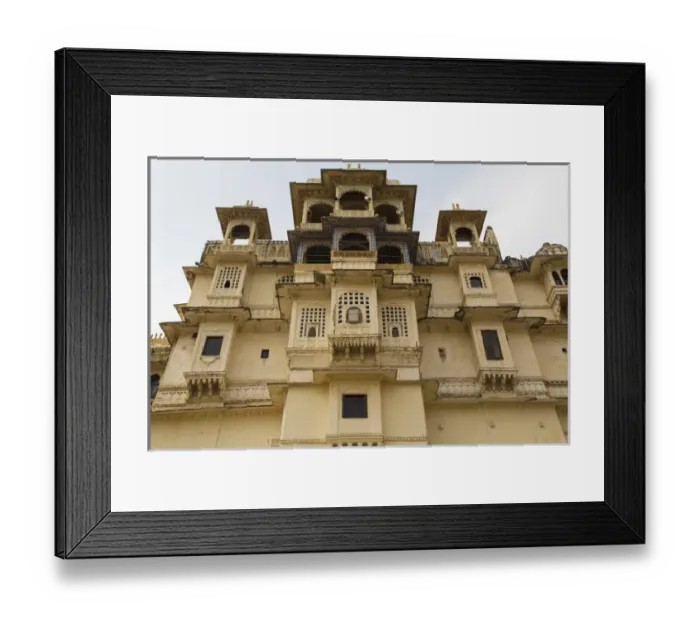 Framed Print : Asia, India, Rajasthan, Udaipur. City Palace of the Majarajah