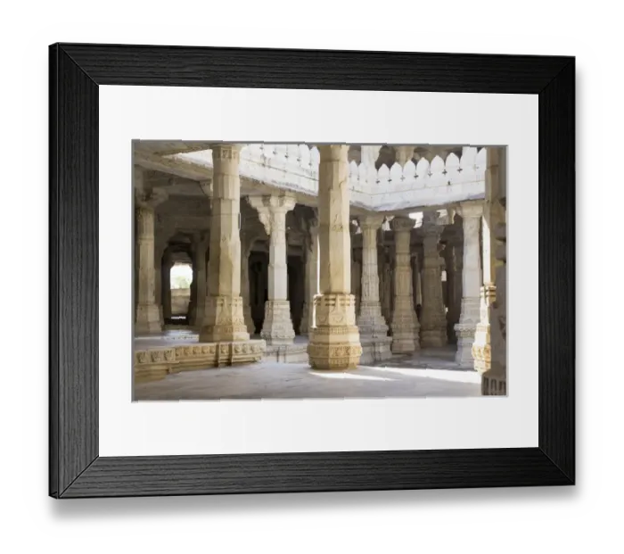 Framed Print : Asia, India, Rajasthan, Udaipur, Jagdish temple