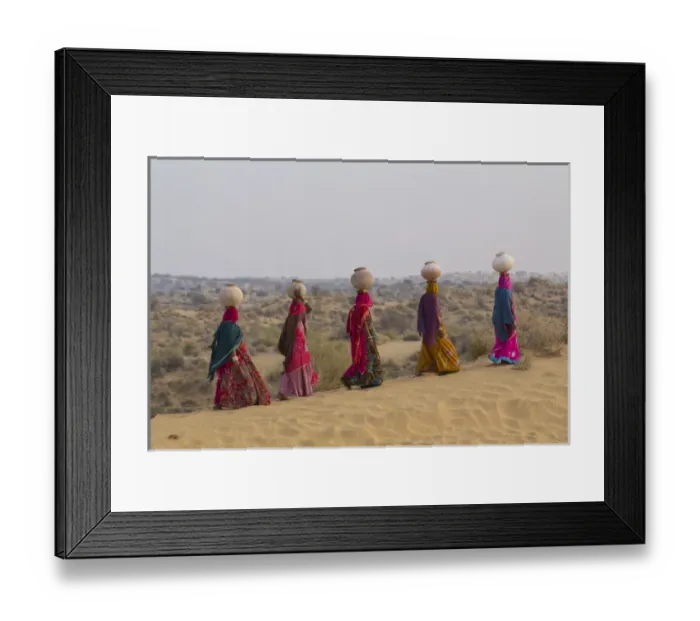 Framed Print : Asia, India, Rajasthan, Manvar, desert, sand dunes Framed Print : Asia, India, Rajasthan, Manvar, desert, sand dunes