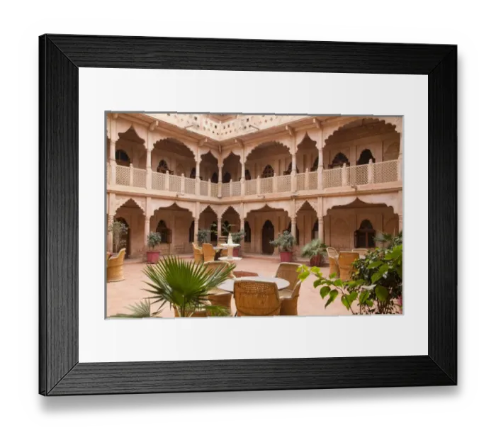 Framed Print : Asia, India, Rajasthan, Khimsar fort