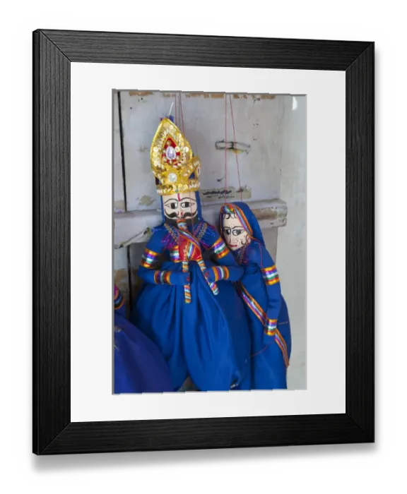 Framed Print : Kathputli, traditional Rajasthani puppets, Pushkar, Rajasthan, India Framed Print : Kathputli, traditional Rajasthani puppets, Pushkar, Rajasthan, India