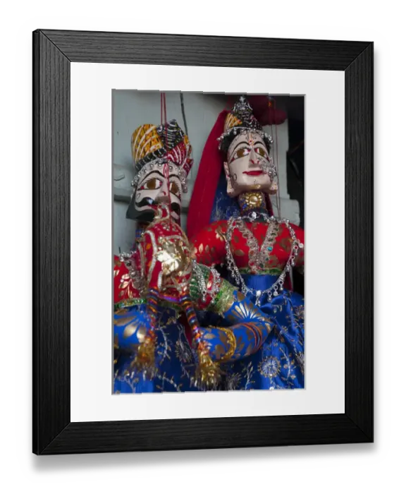 Framed Print : Kathputli, traditional Rajasthani puppets, Pushkar, Rajasthan, India Framed Print : Kathputli, traditional Rajasthani puppets, Pushkar, Rajasthan, India