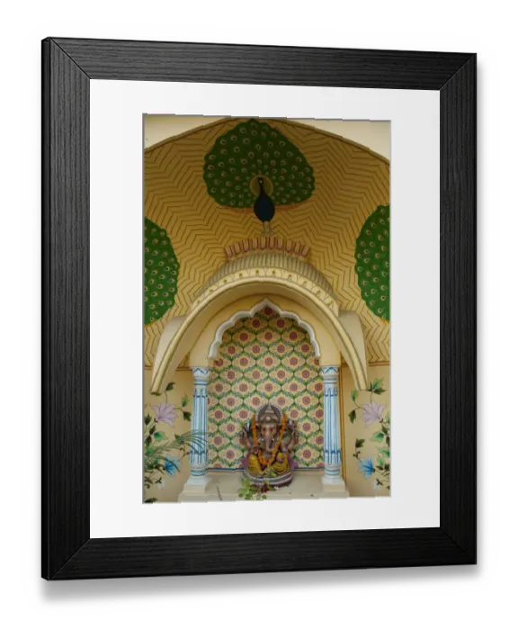 Framed Print : Small shrine to Ganesh, Jaipur, Rajasthan, India Framed Print : Small shrine to Ganesh, Jaipur, Rajasthan, India