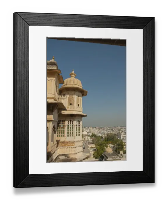 Framed Print : Turret, City Palace, Udaipur, Rajasthan, India Framed Print : Turret, City Palace, Udaipur, Rajasthan, India