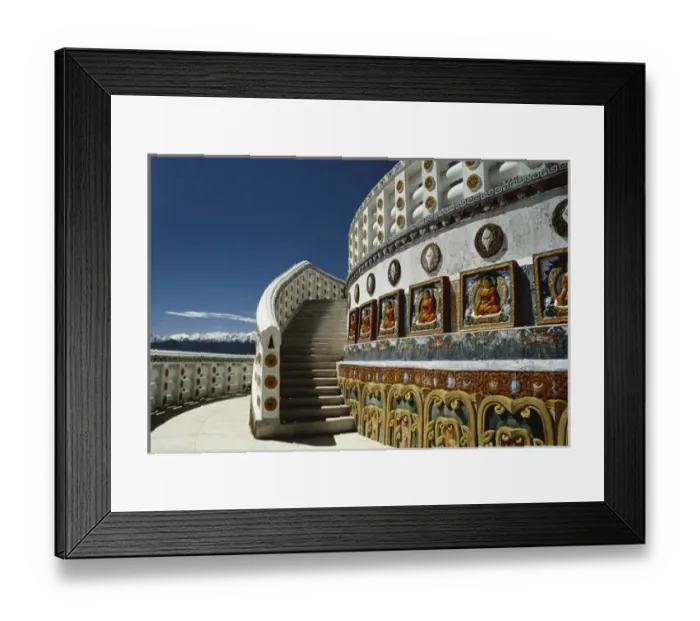 Framed Print : Buddha temple surrounding wall Framed Print : Buddha temple surrounding wall