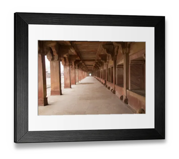 Framed Print : India, Utter Pradesh. Agra Fort (Red Fort) is a UNESCO World Heritage site. It is about 2 Framed Print : India, Utter Pradesh. Agra Fort (Red Fort) is a UNESCO World Heritage site. It is about 2