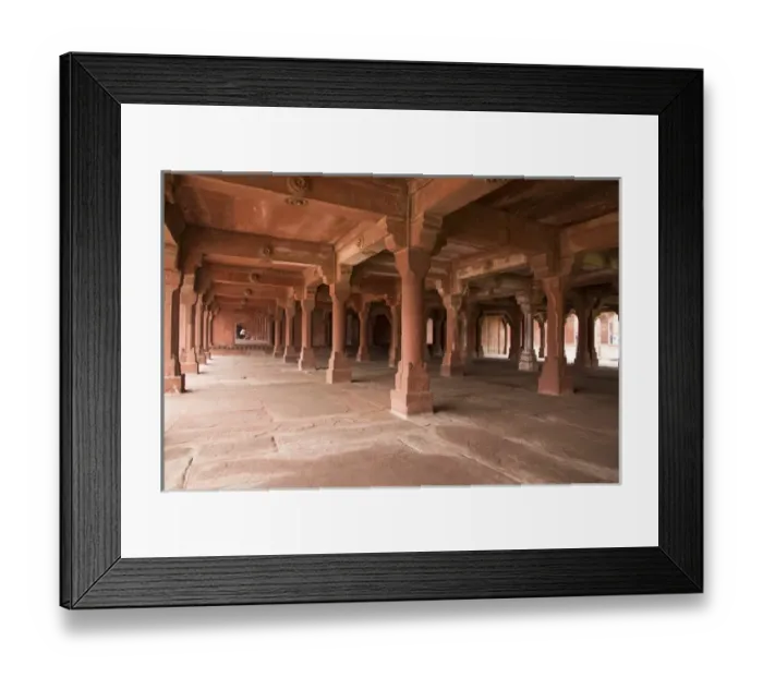Framed Print : India, Utter Pradesh. Agra Fort (Red Fort) is a UNESCO World Heritage site. It is about 2