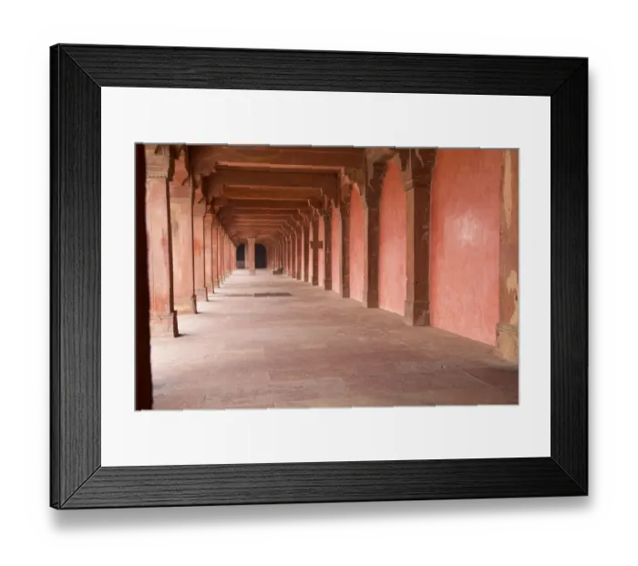 Framed Print : India, Utter Pradesh. Agra Fort (Red Fort) is a UNESCO World Heritage site. It is about 2 Framed Print : India, Utter Pradesh. Agra Fort (Red Fort) is a UNESCO World Heritage site. It is about 2