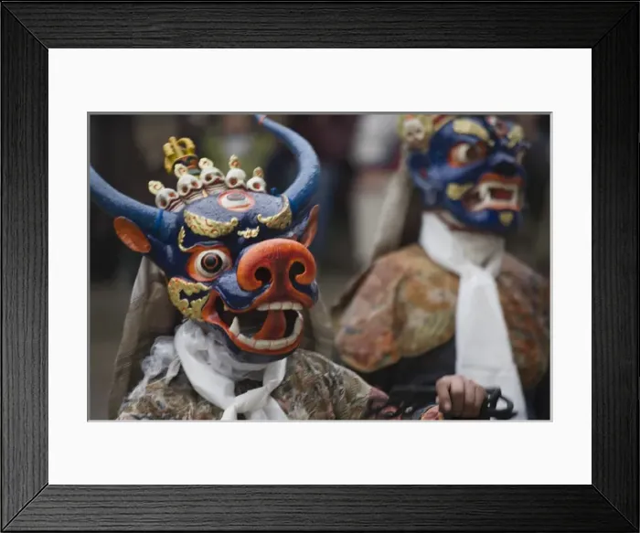 Framed Print : Mask dance performance at Ladakh Festival, Leh, Ladakh, India Framed Print : Mask dance performance at Ladakh Festival, Leh, Ladakh, India