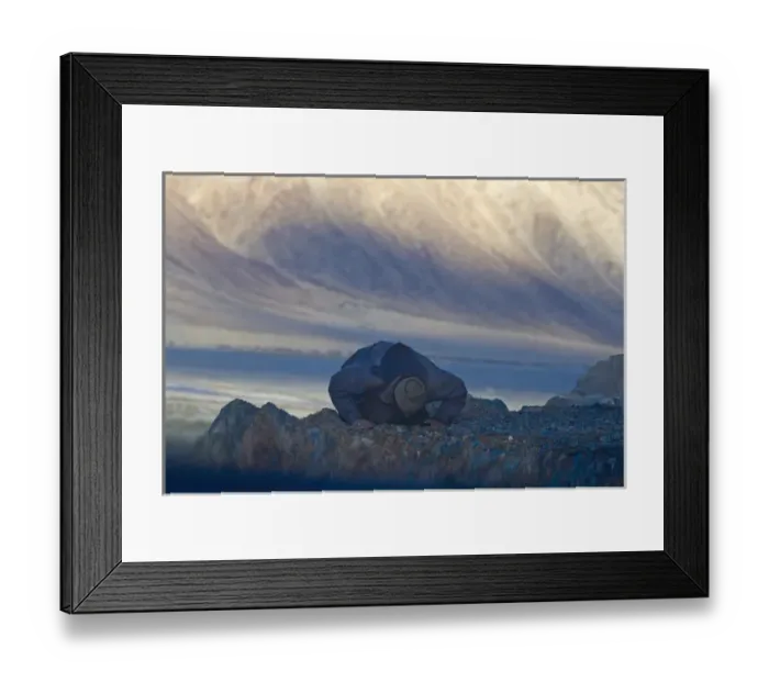 Framed Print : Muslim praying towards the west at dusk in the Karakorum, Nubra, Ladakh, India Framed Print : Muslim praying towards the west at dusk in the Karakorum, Nubra, Ladakh, India