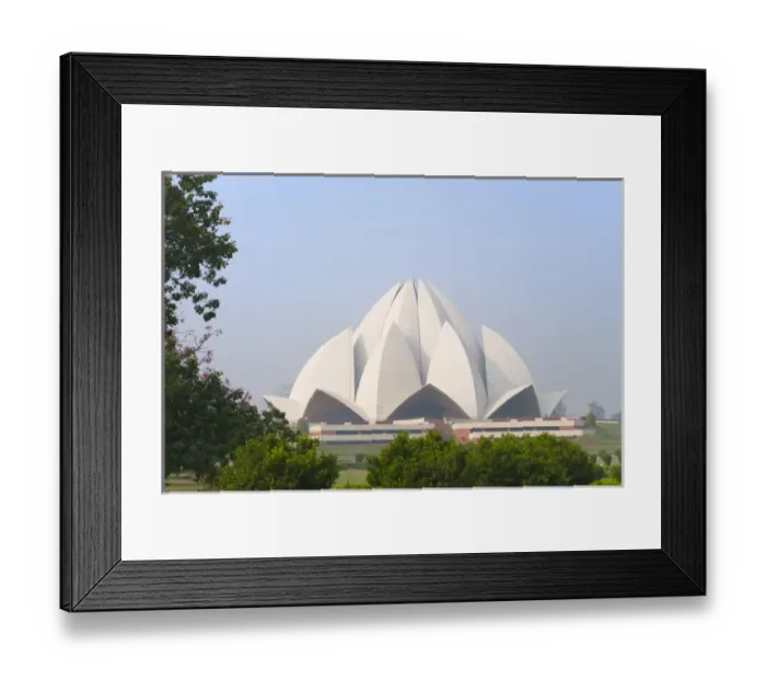 Framed Print : Lotus Temple, Delhi, India Framed Print : Lotus Temple, Delhi, India