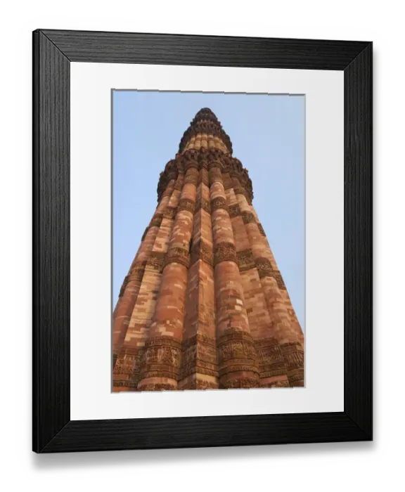 Framed Print : Qutb Minar and its monuments (UNESCO World Heritage site), Delhi, India Framed Print : Qutb Minar and its monuments (UNESCO World Heritage site), Delhi, India