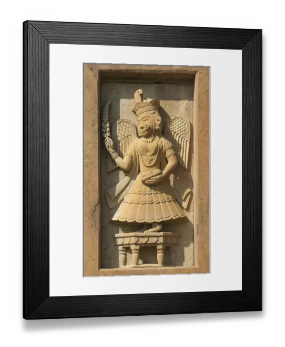 Framed Print : Stone carving in Hotel Prithvi Vilas Palace, Jhalawar, Rajasthan, India Framed Print : Stone carving in Hotel Prithvi Vilas Palace, Jhalawar, Rajasthan, India