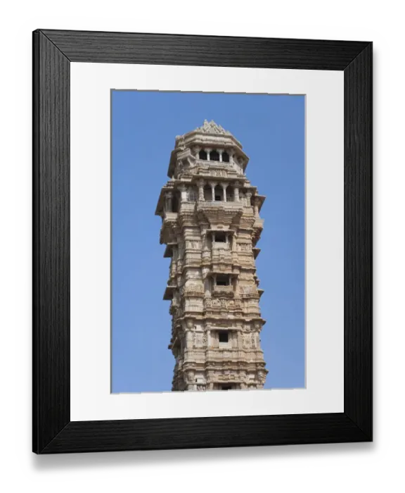 Framed Print : Victoria Tower in Chittorgarh Fort, Rajasthan, India Framed Print : Victoria Tower in Chittorgarh Fort, Rajasthan, India