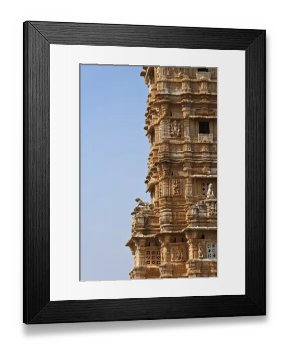 Framed Print : Victoria Tower in Chittorgarh Fort, Rajasthan, India