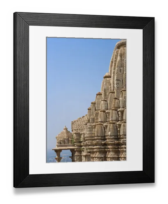 Framed Print : Jain temple in Chittorgarh Fort, Rajasthan, India