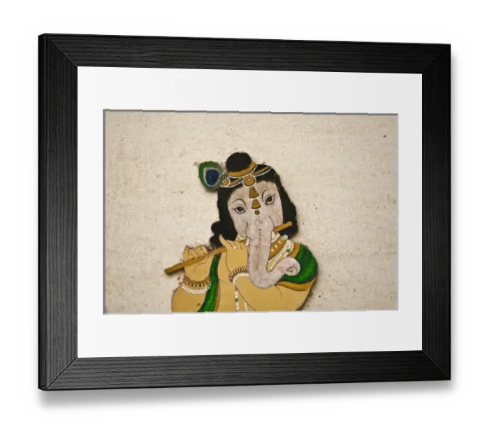 Framed Print : Mural depicting Ganesha, a Hindu deity, inside City Palace, Udaipur, Rajasthan, India Framed Print : Mural depicting Ganesha, a Hindu deity, inside City Palace, Udaipur, Rajasthan, India