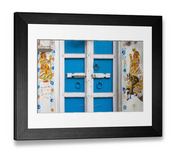 Framed Print : House painted blue, Udaipur, Rajasthan, India Framed Print : House painted blue, Udaipur, Rajasthan, India