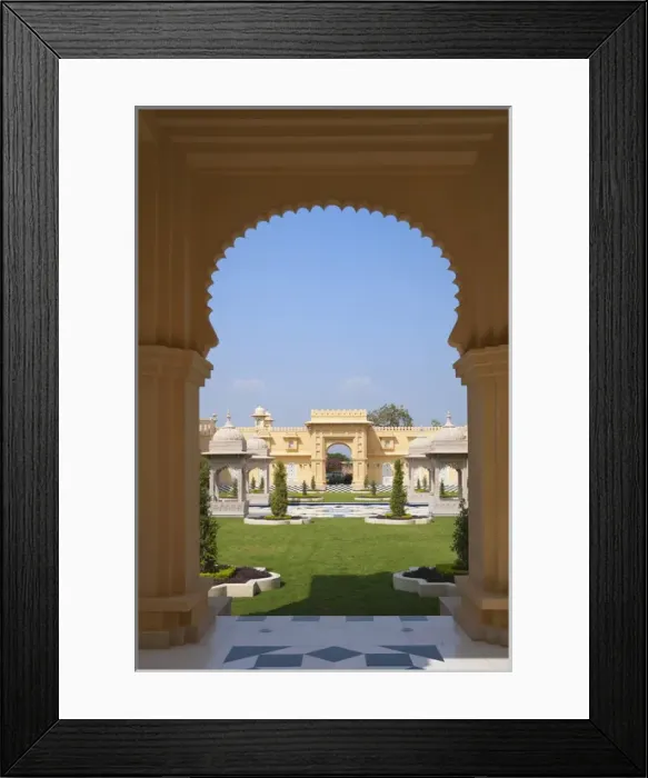 Framed Print : Traditional architecture, Udaipur, Rajasthan, India