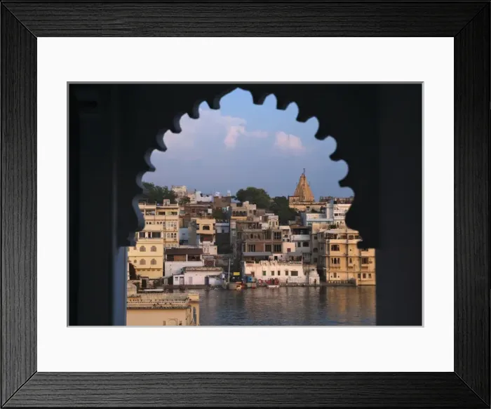 Framed Print : City view by the lake, Udaipur, Rajasthan, India Framed Print : City view by the lake, Udaipur, Rajasthan, India