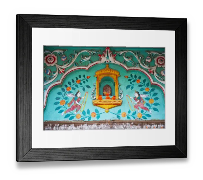 Framed Print : Architectural details, Varanasi, India Framed Print : Architectural details, Varanasi, India