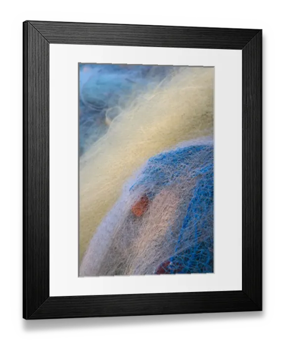 Framed Print : Fishing net on the beach, Goa, India Framed Print : Fishing net on the beach, Goa, India