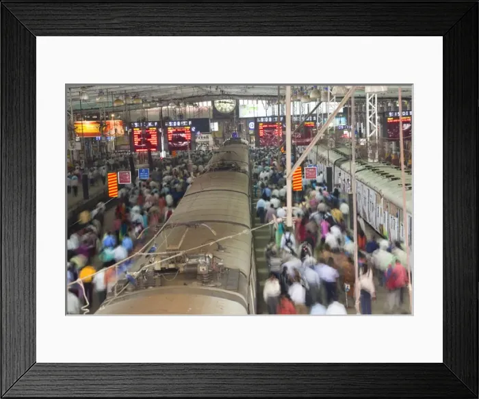 Framed Print : Victoria terminus or Chhatrapati Shivaji terminus (CST) Mumbai India Framed Print : Victoria terminus or Chhatrapati Shivaji terminus (CST) Mumbai India