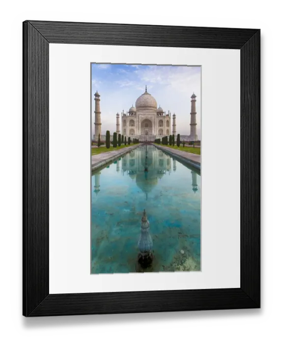 Framed Print : Asia. India. View of the Taj Mahal in Agra, a tomb built by Shah Jahan for his favorite wife Framed Print : Asia. India. View of the Taj Mahal in Agra, a tomb built by Shah Jahan for his favorite wife