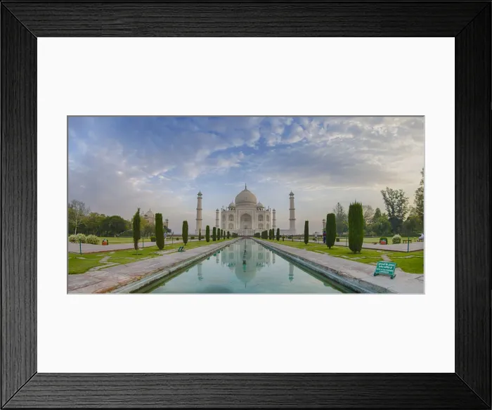 Framed Print : Asia. India. View of the Taj Mahal in Agra, a tomb built by Shah Jahan for his favorite wife Framed Print : Asia. India. View of the Taj Mahal in Agra, a tomb built by Shah Jahan for his favorite wife