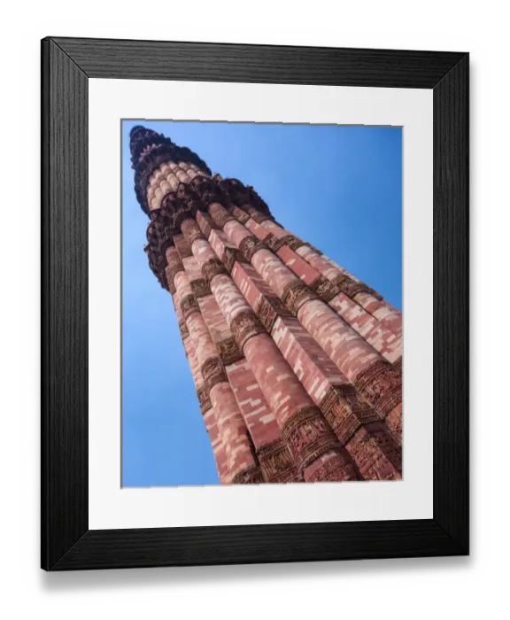 Framed Print : Asia. India, The Qtub Minar of the Alai-Darwaza complex in New Dehli Framed Print : Asia. India, The Qtub Minar of the Alai-Darwaza complex in New Dehli